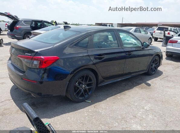2HGFE2F50PH554821 2023 HONDA CIVIC Black Trasero derecho