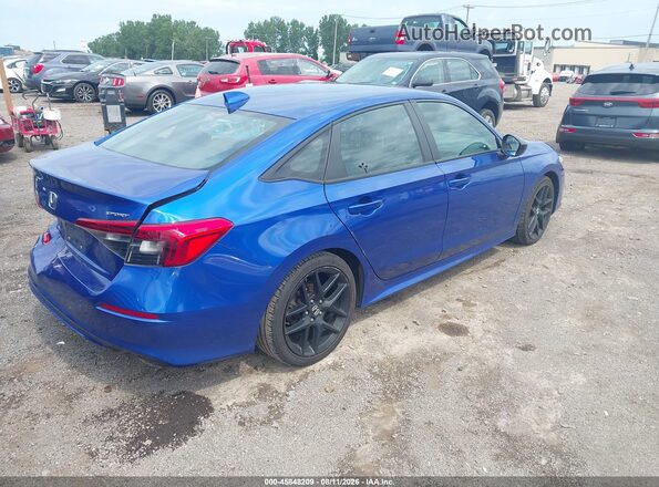 2HGFE2F50RH507002 2024 HONDA CIVIC Blue Задня права чверть