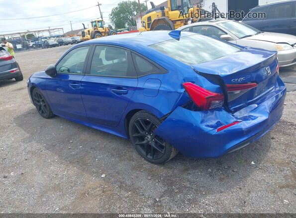 2HGFE2F50RH507002 2024 HONDA CIVIC Blue Задня ліва чверть