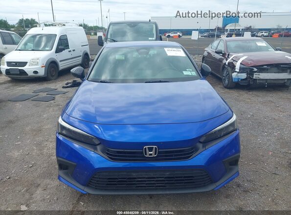 2HGFE2F50RH507002 2024 HONDA CIVIC Blue Вид щитка приладів