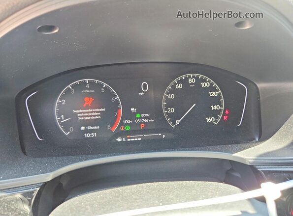 2HGFE2F50RH531042 2024 HONDA CIVIC Белый Вид щитка приборов