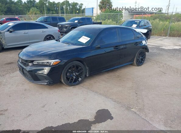 2HGFE2F50RH564641 2024 HONDA CIVIC Black Передня ліва чверть