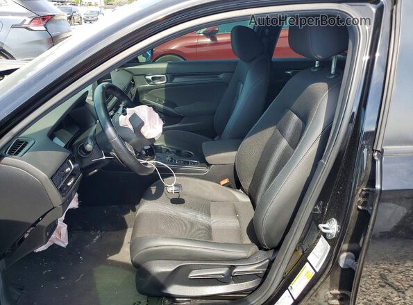 2HGFE2F50RH566454 2024 HONDA CIVIC Black Widok wnętrza z przodu