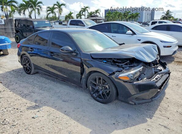 2HGFE2F50RH566454 2024 HONDA CIVIC Black Przód prawy