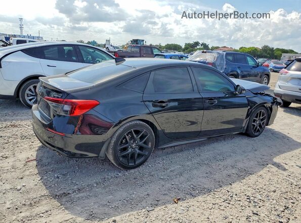 2HGFE2F50RH566454 2024 HONDA CIVIC Black Tył prawy