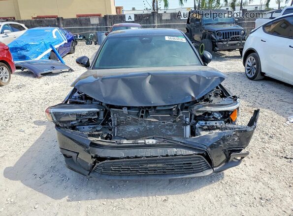 2HGFE2F50RH566454 2024 HONDA CIVIC Black Widok z przodu