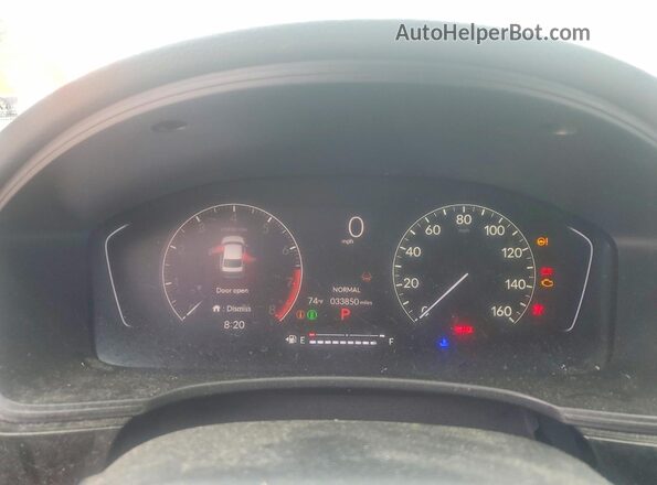 2HGFE2F50SH519138 2025 HONDA CIVIC Gray Սարքավորումների վահանակի տեսք