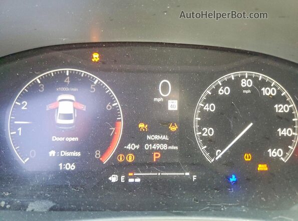 2HGFE2F50SH563561 2025 HONDA CIVIC Black Widok zestawu wskaźników