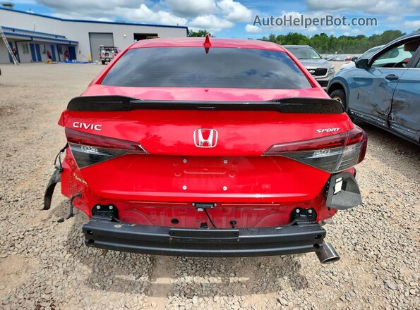 2HGFE2F50SH581624 2025 HONDA CIVIC Red Հետևի տեսք