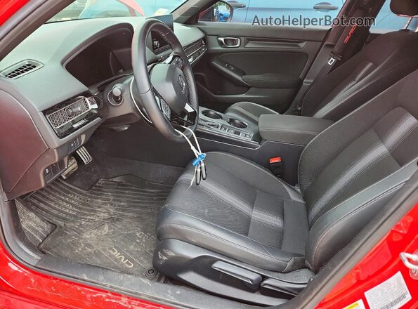 2HGFE2F50SH581624 2025 HONDA CIVIC Red Սալոնի դիմացի տեսք