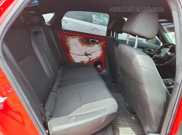 2HGFE2F50SH581624 2025 HONDA CIVIC Red Հետևի նստատեղերի տեսք
