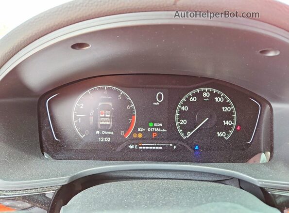 2HGFE2F50SH581624 2025 HONDA CIVIC Red Սարքավորումների վահանակի տեսք