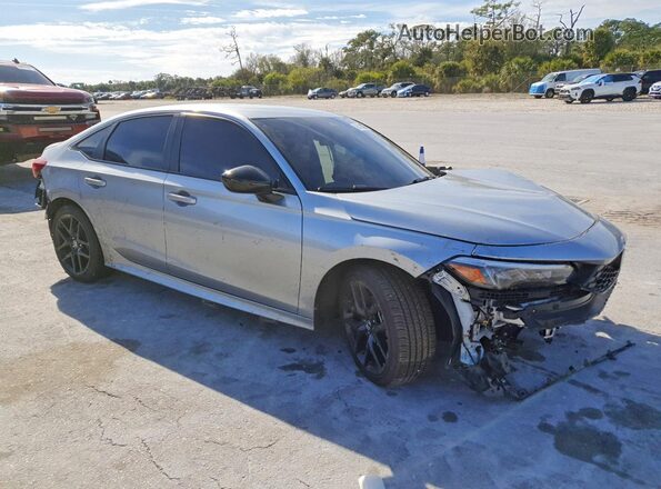 2HGFE2F50SH587102 2025 HONDA CIVIC Silver Вид щитка приладів