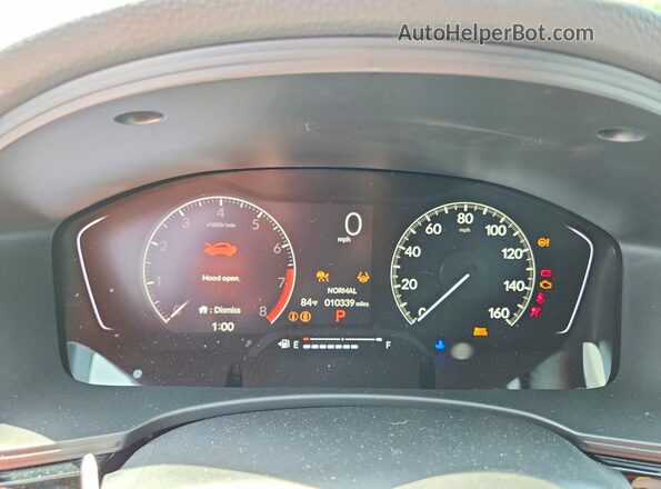 2HGFE2F50TH558619 2026 HONDA CIVIC Gray Widok zestawu wskaźników
