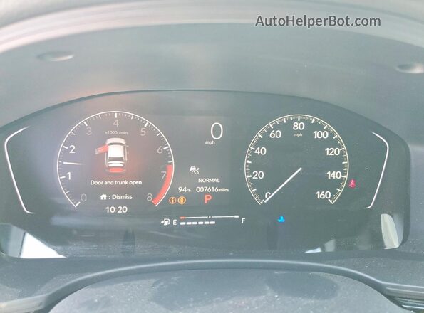 2HGFE2F50TH565019 2026 HONDA CIVIC Серый Вид щитка приборов
