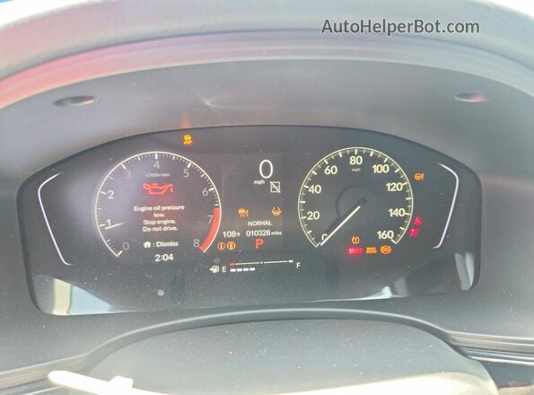 2HGFE2F50TH571273 2026 HONDA CIVIC Blue Սարքավորումների վահանակի տեսք