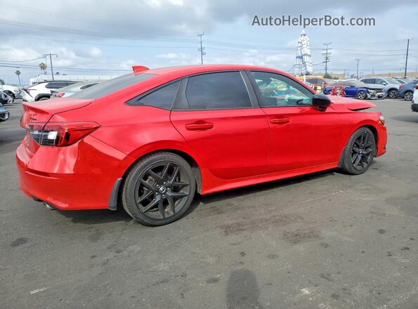 2HGFE2F51NH529830 2022 HONDA CIVIC Red Rear right