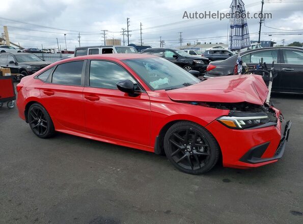 2HGFE2F51NH529830 2022 HONDA CIVIC Red Front right