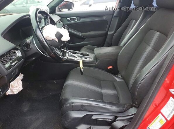 2HGFE2F51NH529830 2022 HONDA CIVIC Red Front interior view