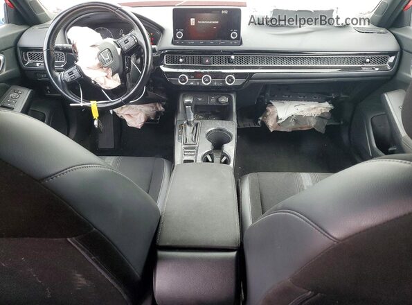 2HGFE2F51NH529830 2022 HONDA CIVIC Red Dashboard view