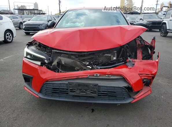 2HGFE2F51NH529830 2022 HONDA CIVIC Red Front view