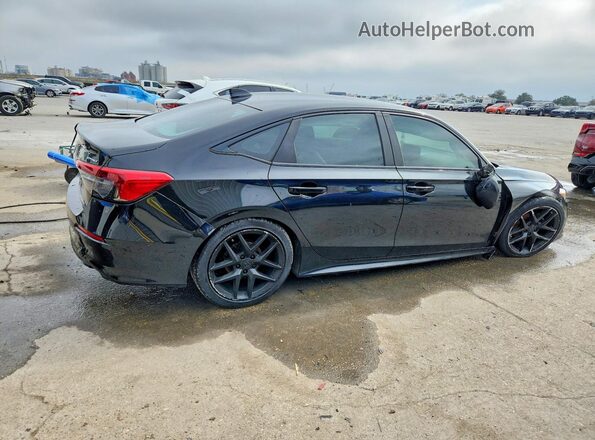 2HGFE2F51NH563816 2022 HONDA CIVIC Black Հետևի աջ