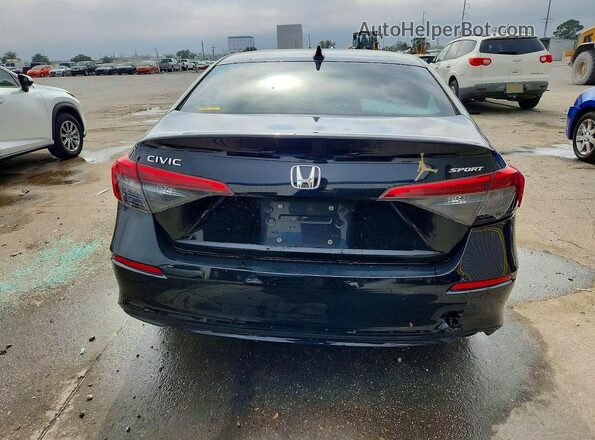 2HGFE2F51NH563816 2022 HONDA CIVIC Black Հետևի տեսք