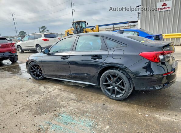2HGFE2F51NH563816 2022 HONDA CIVIC Black Հետևի ձախ