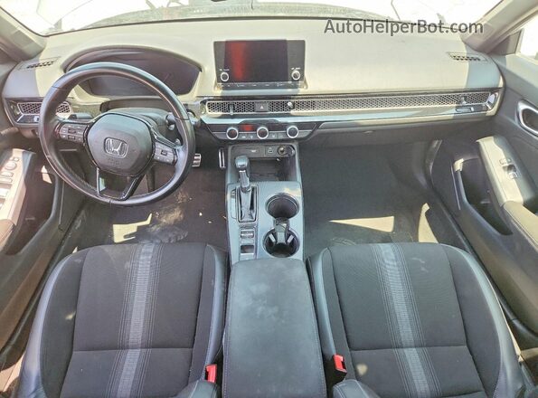 2HGFE2F51NH578431 2022 HONDA CIVIC Silver Вид панелі приладів