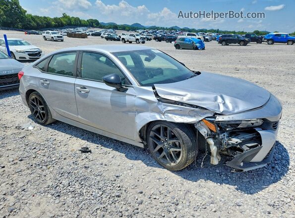 2HGFE2F51NH578431 2022 HONDA CIVIC Silver Передня права чверть