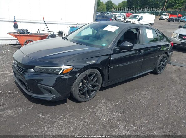 2HGFE2F51NH581779 2022 HONDA CIVIC Black Передня ліва чверть