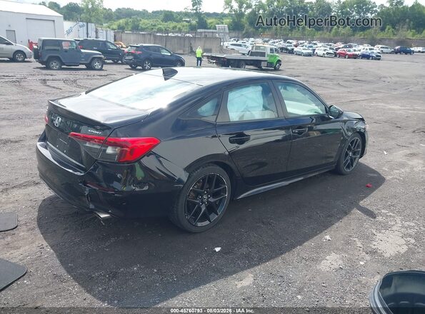 2HGFE2F51NH581779 2022 HONDA CIVIC Black Задня права чверть