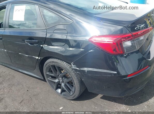 2HGFE2F51NH581779 2022 HONDA CIVIC Black Вид спереду