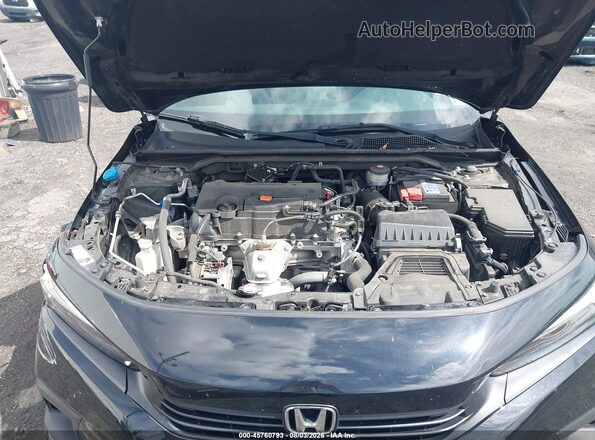 2HGFE2F51NH581779 2022 HONDA CIVIC Black Вид ззаду