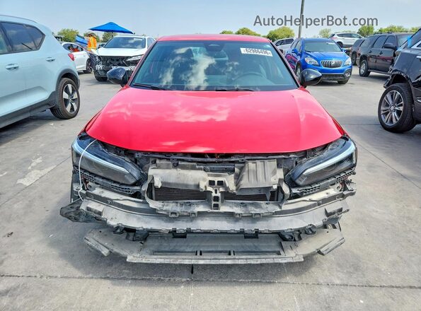 2HGFE2F51NH582138 2022 HONDA CIVIC Red წინა ხედი