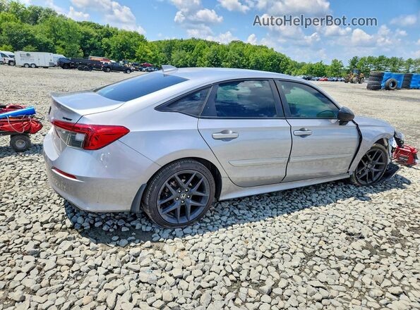 2HGFE2F51NH592300 2022 HONDA CIVIC Silver Tył prawy