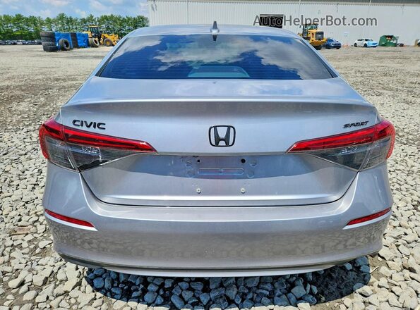2HGFE2F51NH592300 2022 HONDA CIVIC Silver Widok z tyłu