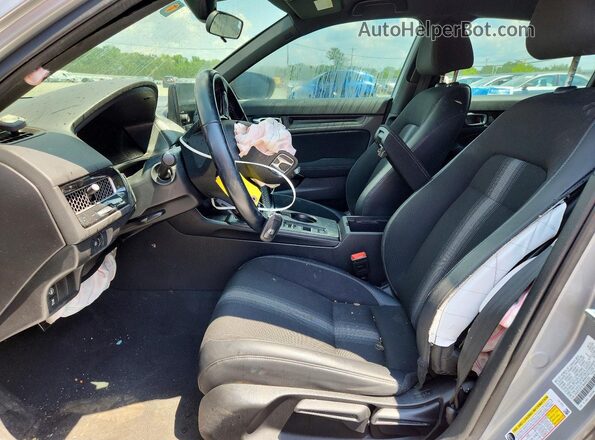 2HGFE2F51NH592300 2022 HONDA CIVIC Silver Widok wnętrza z przodu