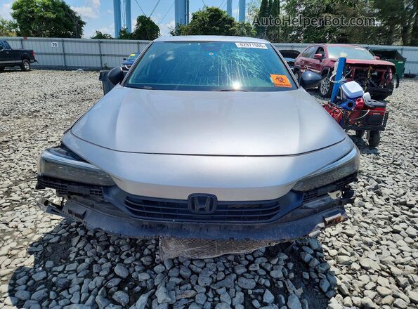 2HGFE2F51NH592300 2022 HONDA CIVIC Silver Widok z przodu