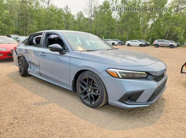 2HGFE2F51PH103378 2023 HONDA CIVIC Gray Передня права чверть