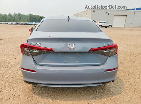 2HGFE2F51PH103378 2023 HONDA CIVIC Gray Вид ззаду