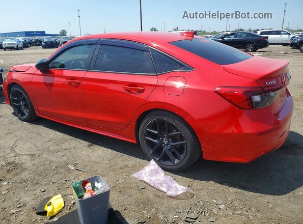 2HGFE2F51PH504526 2023 HONDA CIVIC Red Rear left