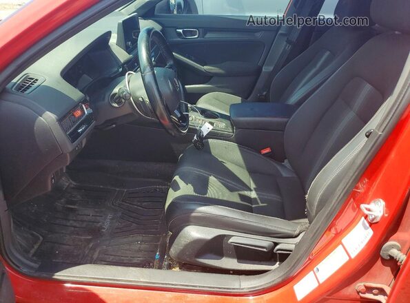 2HGFE2F51PH504526 2023 HONDA CIVIC Red Front interior view
