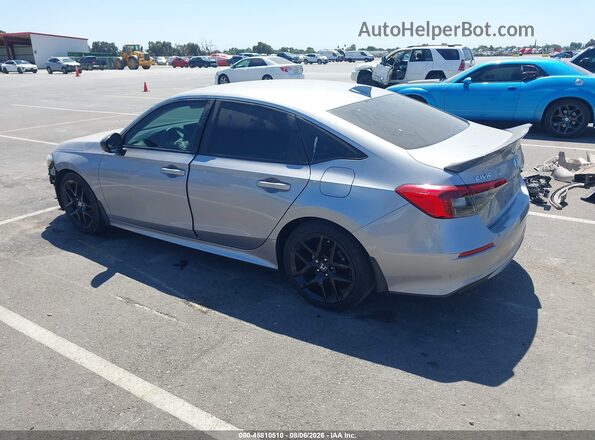 2HGFE2F51PH510309 2023 HONDA CIVIC Silver Rear left
