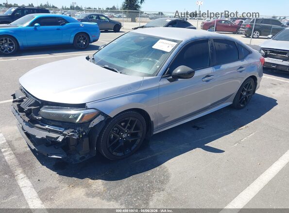 2HGFE2F51PH510309 2023 HONDA CIVIC Silver Front left