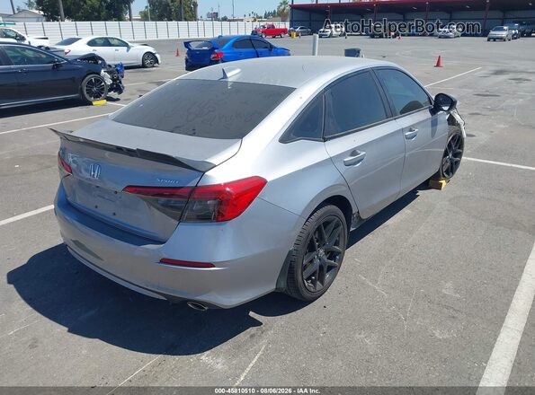 2HGFE2F51PH510309 2023 HONDA CIVIC Silver Rear right