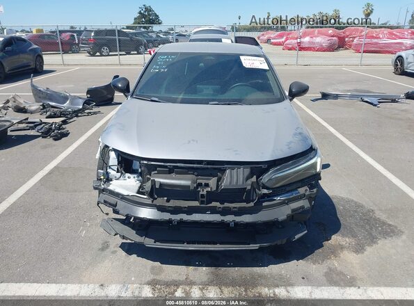 2HGFE2F51PH510309 2023 HONDA CIVIC Silver Rear interior view