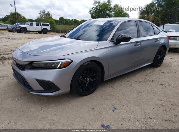 2HGFE2F51PH512920 2023 HONDA CIVIC Light Blue Передняя левая четверть