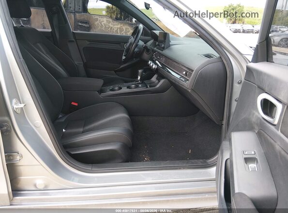 2HGFE2F51PH512920 2023 HONDA CIVIC Light Blue Вид салона спереди
