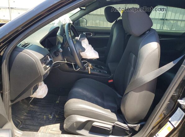 2HGFE2F51PH531161 2023 HONDA CIVIC Black Front interior view
